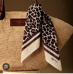 Sezane Leopard Print Scarf